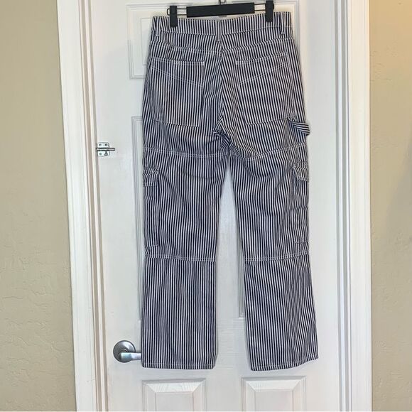 Edikted Stripe Out Cargo Pants Size Medium - Picture 2 of 10